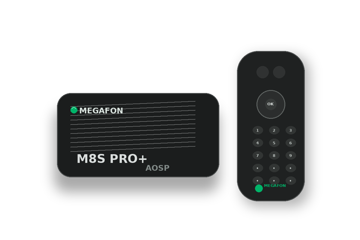 МегаФон M8S PRO+AOSP+Пульт