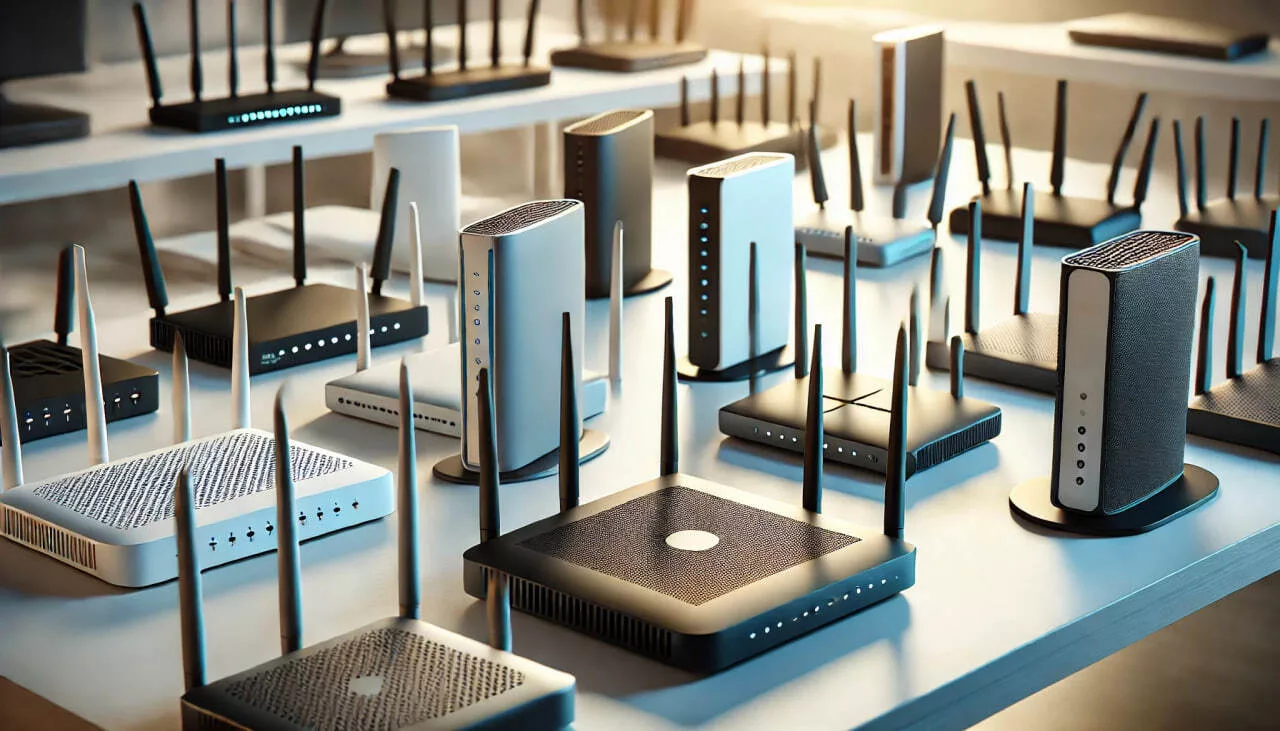 Разные модели Wi‑Fi роутеров для домашней сети