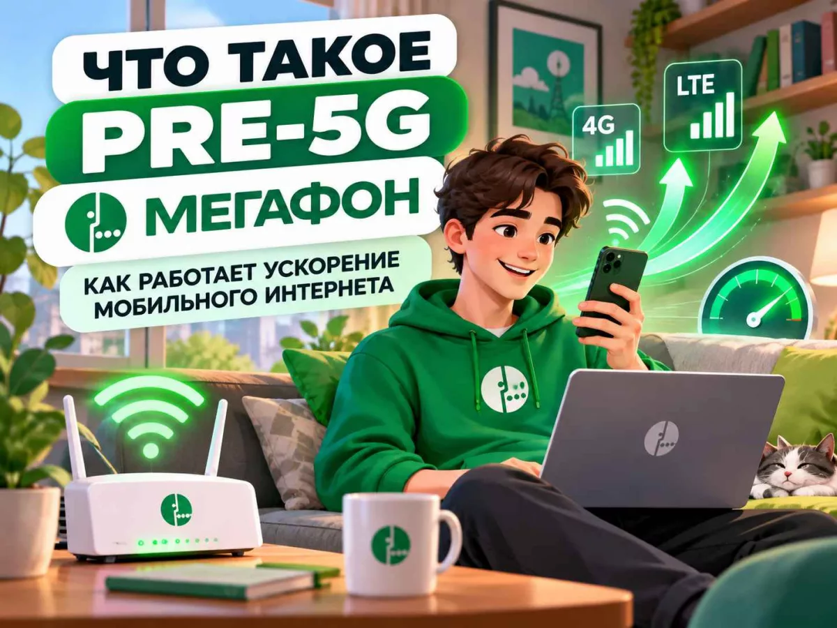 Что такое pre-5G МегаФон — ускорение мобильного интернета в LTE