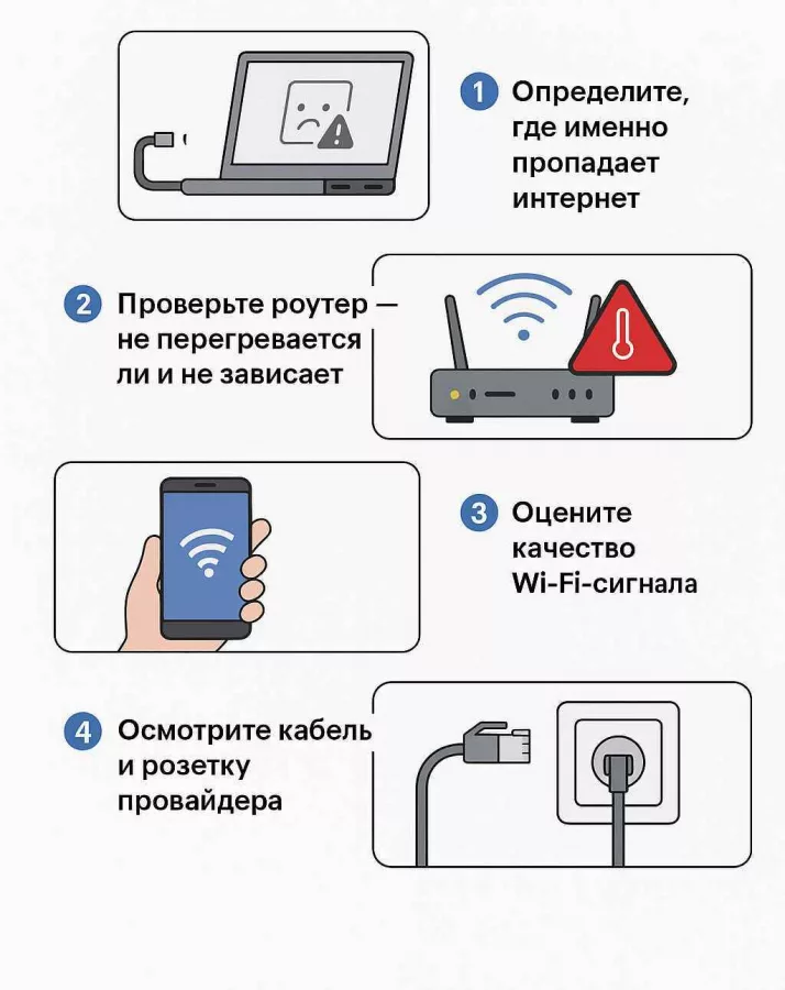 Что делать, если интернет постоянно обрывается