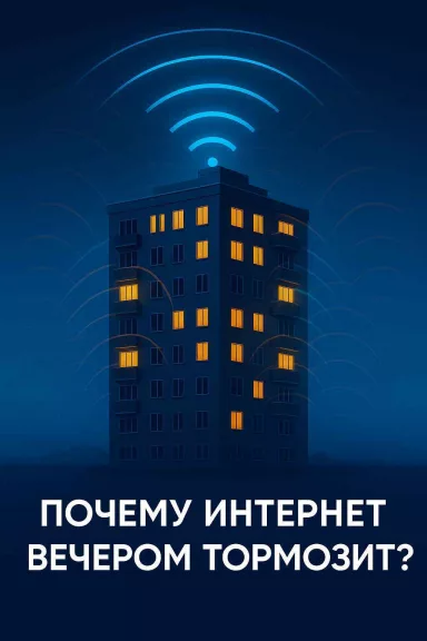 Интернет вечером тормозит
