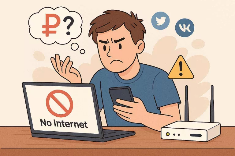 Не работает интернет